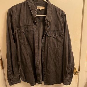 Madewell black, light Jean jacket